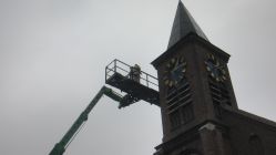 Met werkplatform Met werkplatform